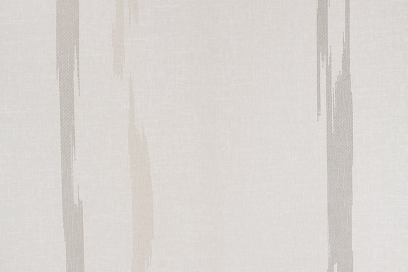 IMPERIA White/ grey Custom Made Curtains - sheer