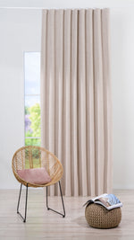 Belrose Beige Custom made curtains - blackout