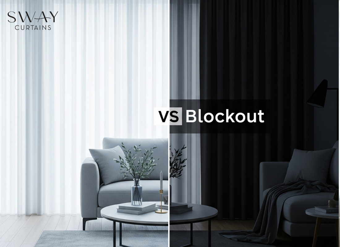 Sheer curtains vs blockout curtains: pros and cons