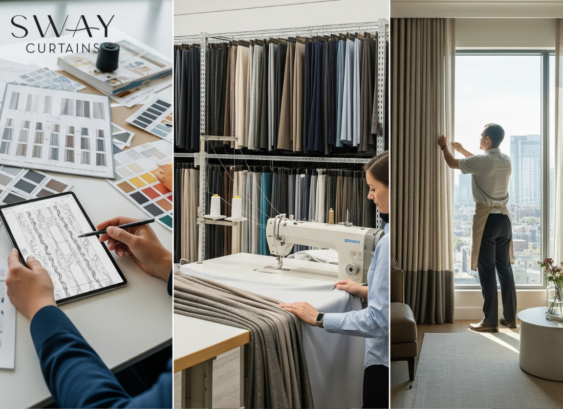Sway Curtains' process: from design to installation