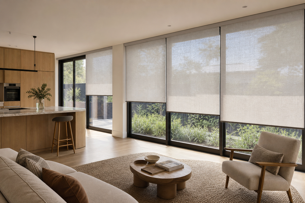 Warm modern living