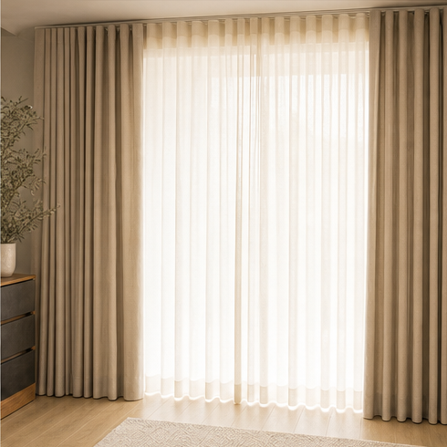 Curtain displays