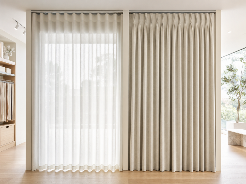 Curtain displays
