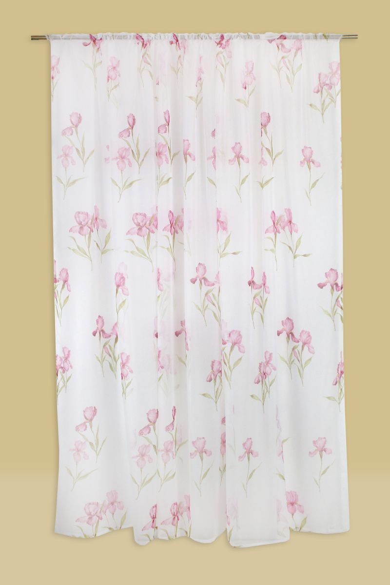 JUDIE Floral Custom Made Curtains - sheer