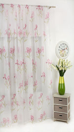 JUDIE Floral Custom Made Curtains - sheer
