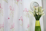 JUDIE Floral Custom Made Curtains - sheer