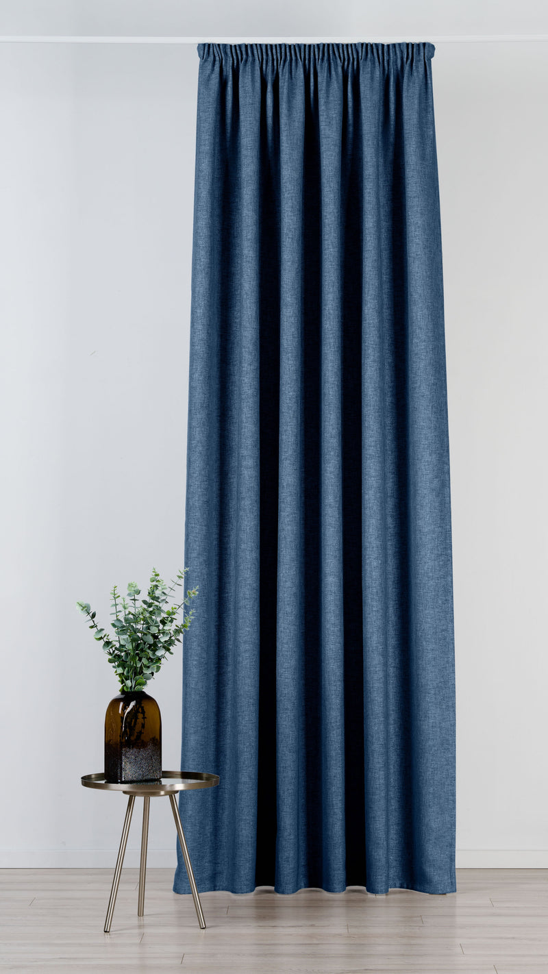 Mosman Blue Custom Made Curtains