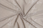 ALICIA Beige Floral Custom Made Curtains - sheer