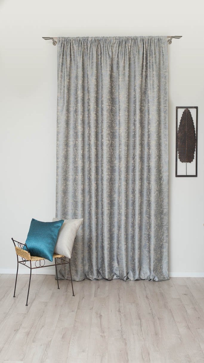 Avalon Blue Custom Made Curtains