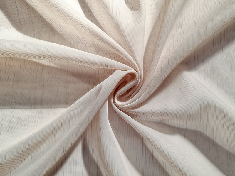 AVENUE Beige ECO Custom Made Curtains - sheer