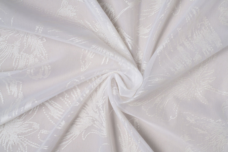 CARESSE floral sheer Custom Made Curtains