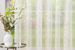 CLARISSA cream Custom Made Curtains - Sheer