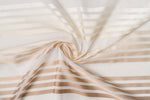 GALIA beige-brown sheer Custom Made Curtains