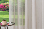 LOULOU Beige Custom Made Curtains - sheer