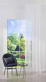 LOULOU White Custom Made Curtains - sheer