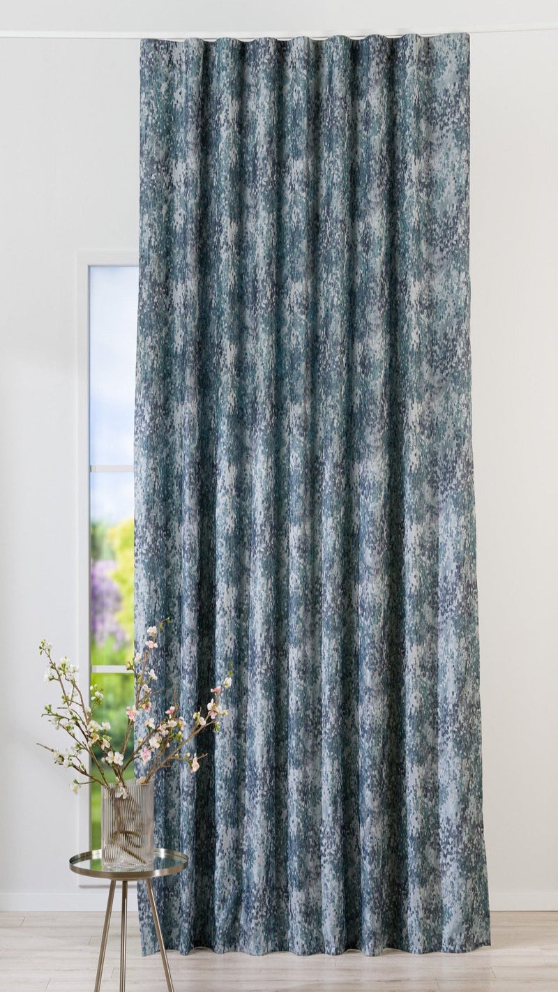 Lindfield turquoise Custom Made Curtains