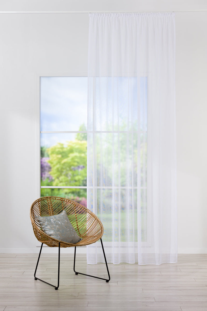 MAGMA White ECO custom made curtains sheers