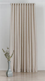 MENDOZA beige Custom Made Curtains