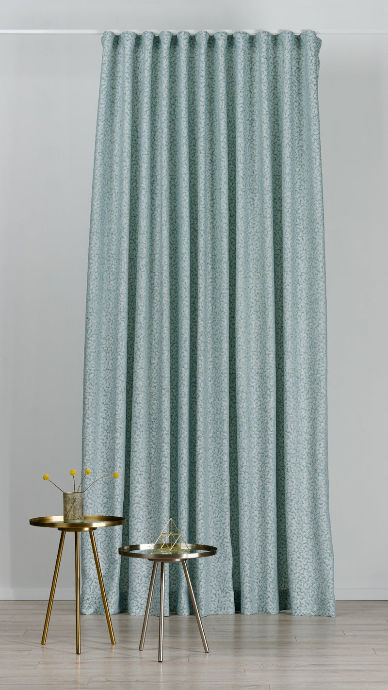 MENDOZA turquoise Custom Made Curtains