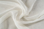 MIRANDA cream Custom Made Curtains - Sheer