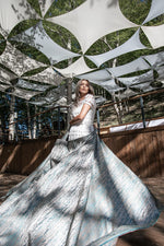 Mona Vale turquoise Custom Made Curtains