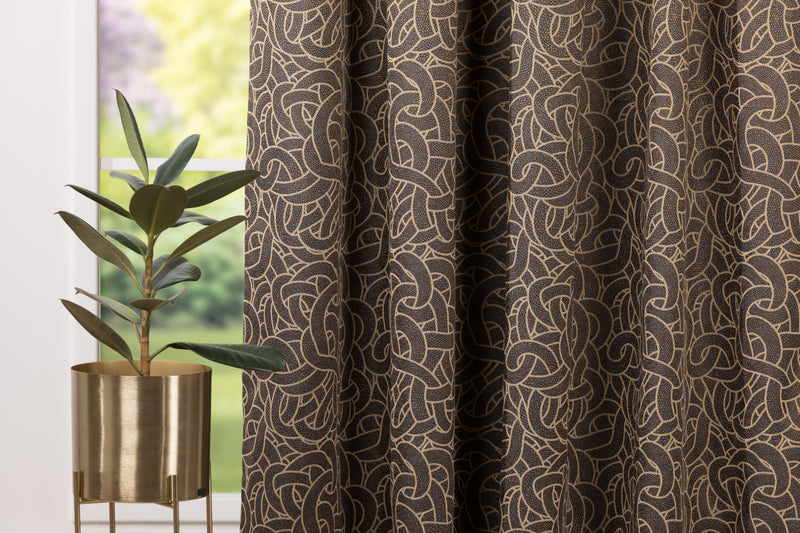 Morning Bay Grey Custom Made Curtains