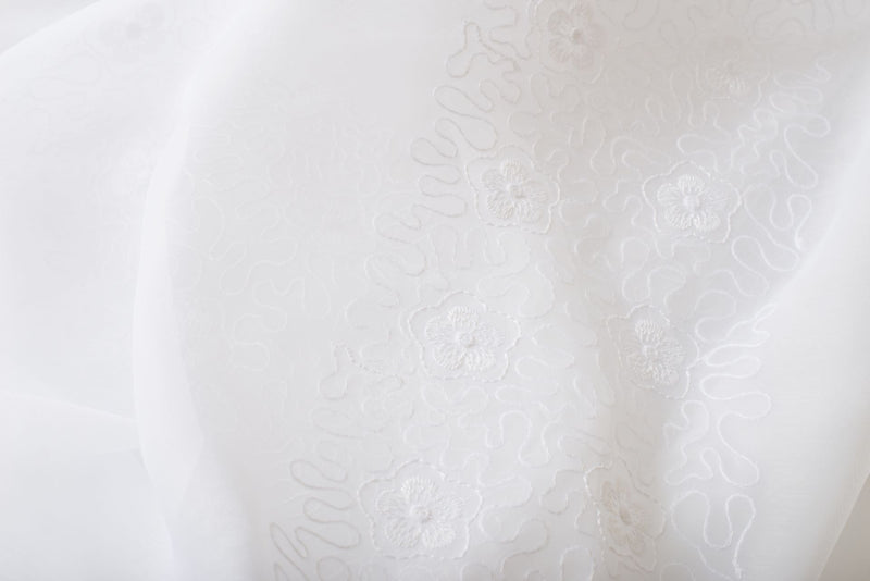 NINA floral sheer Custom Made Curtains