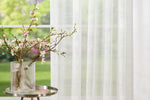 NOCHE white sheer Custom Made Curtains