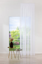POLLY White Custom Made Curtains - sheers