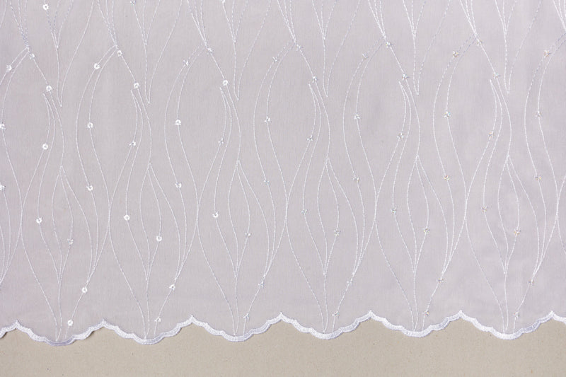 POLLY White Custom Made Curtains - sheers