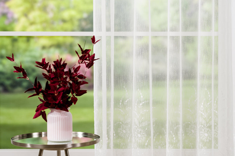 PONZA floral sheer Custom Made Curtains