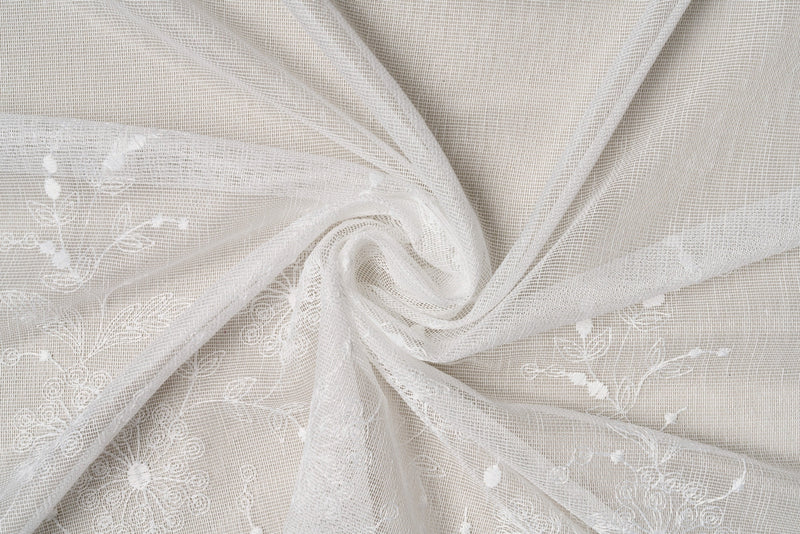 PONZA floral sheer Custom Made Curtains