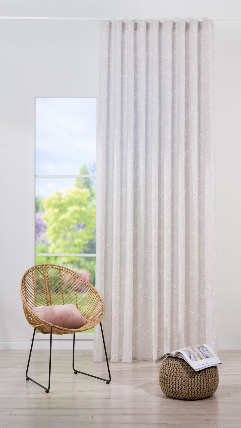Scotland Island beige floral Custom Made Curtains