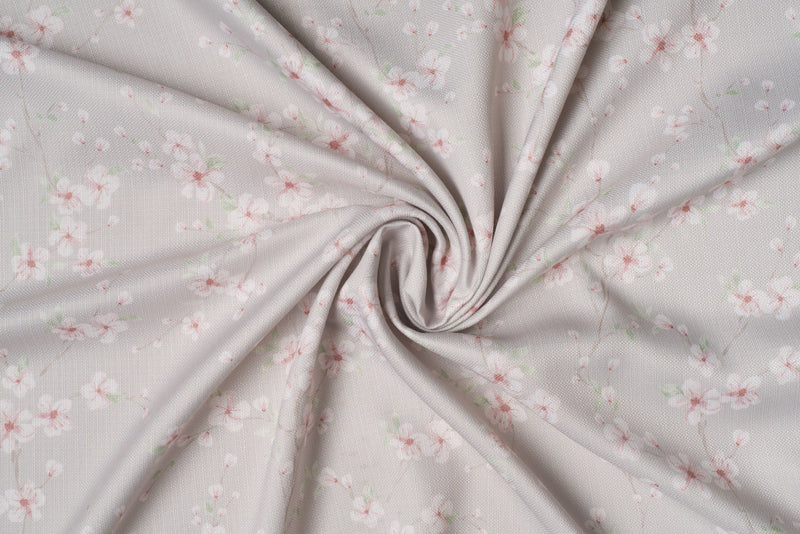 Scotland Island beige floral Custom Made Curtains