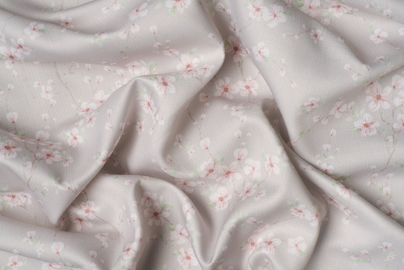Scotland Island beige floral Custom Made Curtains