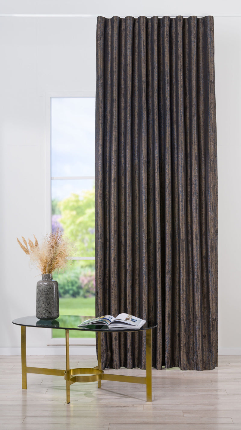 Lavander Bay black Custom Made Curtains