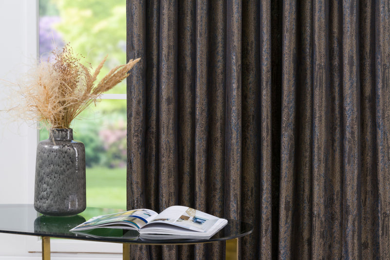 Lavander Bay black Custom Made Curtains
