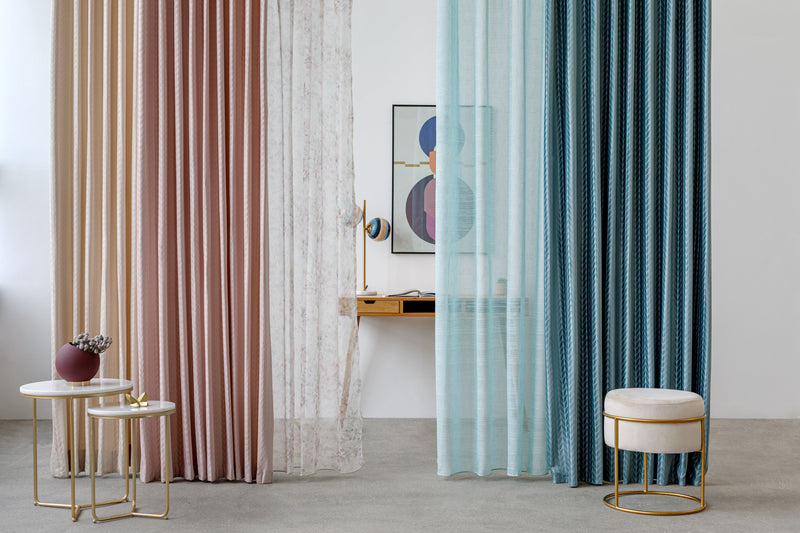 TEATRO Mint Custom Made Curtains - sheer