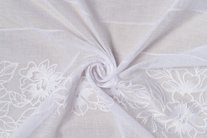 ZINA Floral Custom Made Curtains - sheer
