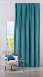 Brookvale turqoise Custom Made Curtains