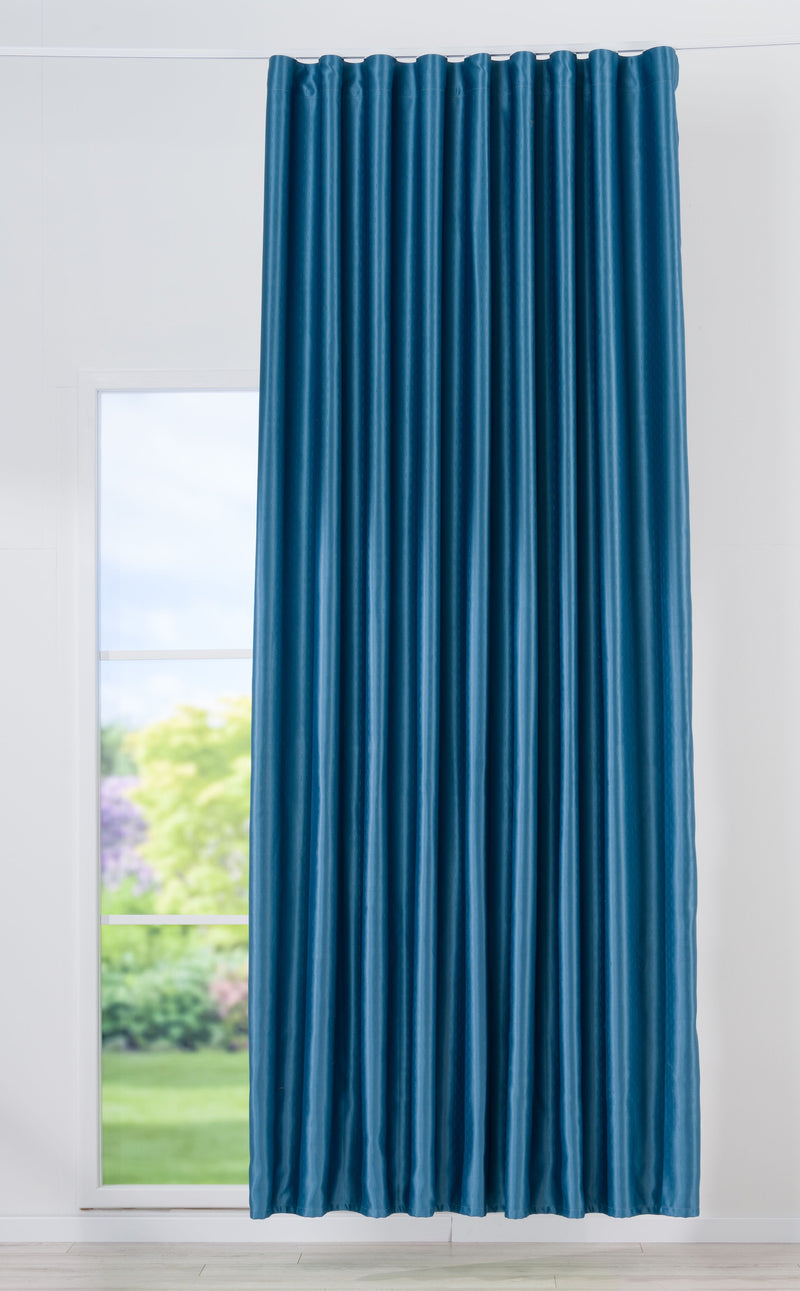 Clontarf blue Custom Made Curtains