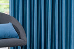 Clontarf blue Custom Made Curtains
