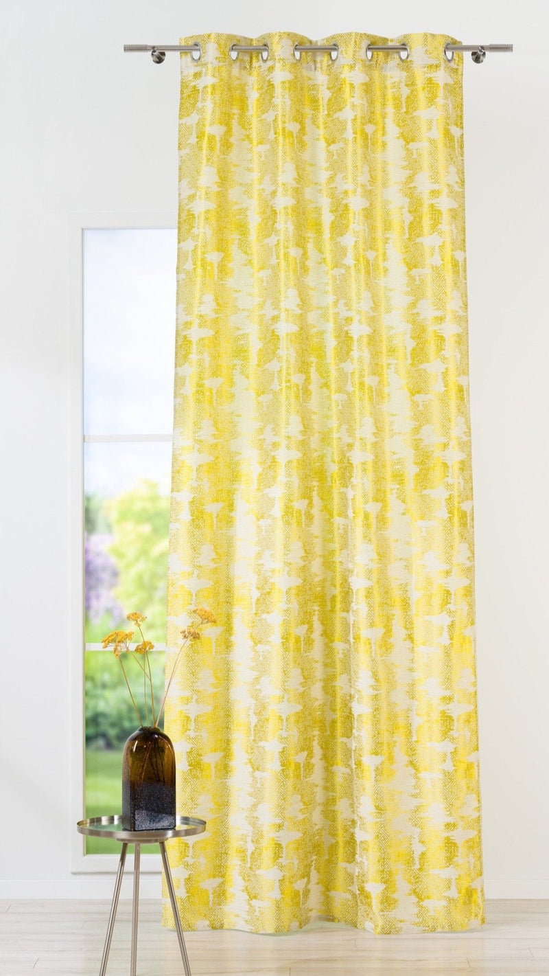 TAGUS yellow Custom Made Curtains