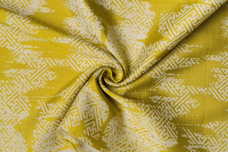 TAGUS yellow Custom Made Curtains