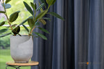 TORRE dark grey Custom Made Curtain