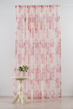ANGEL Floral Custom Made Curtains - sheer