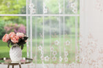 FLORIA Pink Custom Made Curtains - sheer