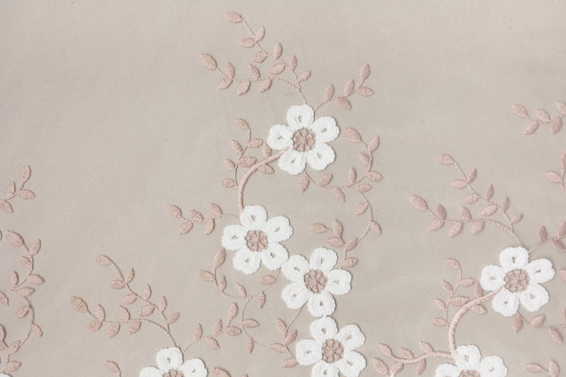 FLORIA Pink Custom Made Curtains - sheer