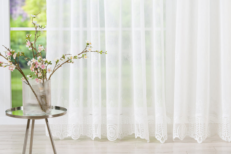 NOLA Floral Custom Made Curtains - sheer