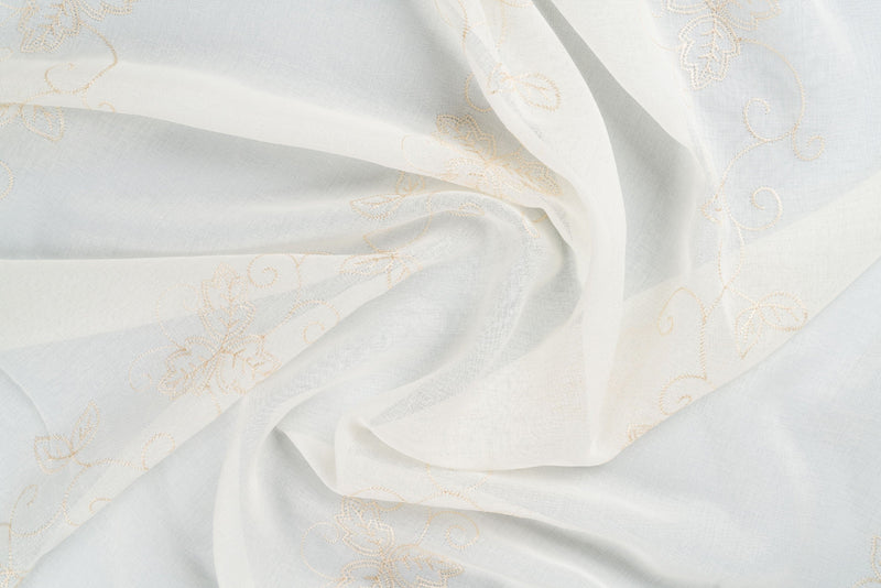 ROMANCE floral sheer Custom Made Curtains